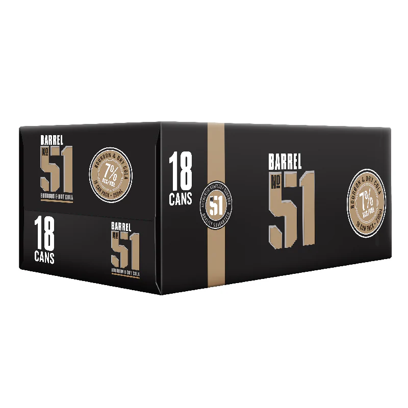 Barrel 51 7% Bourbon & Cola 18pk Cans