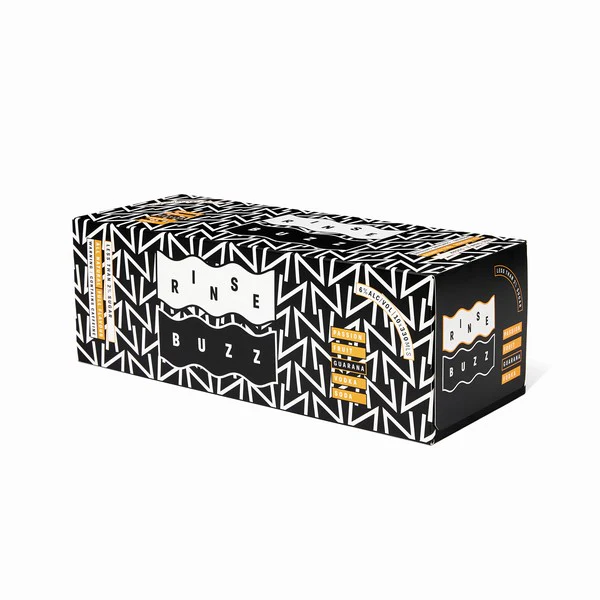 Rinse Buzz Passionfruit & Guarana Vodka Soda 6% Cans 10x330ml